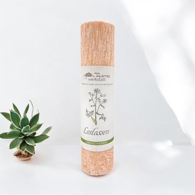 Allgäuer Heilkräuterkerze "Loslassen" -Lebensthemen-