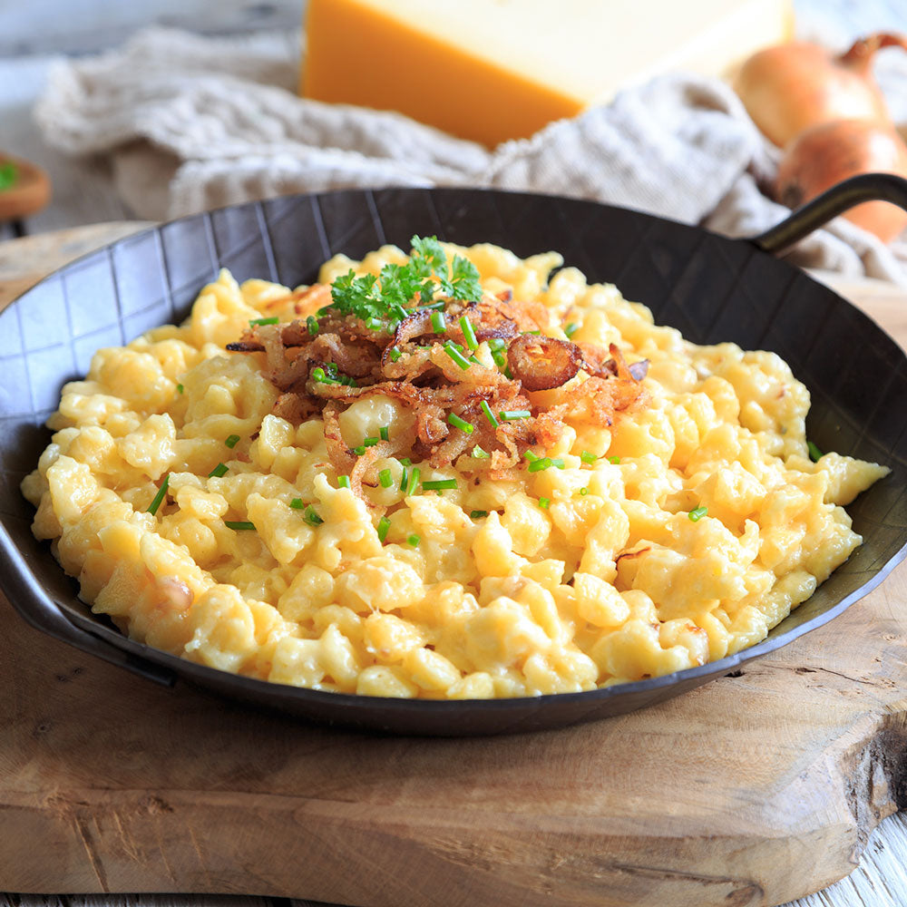 Würzige Käsespätzle