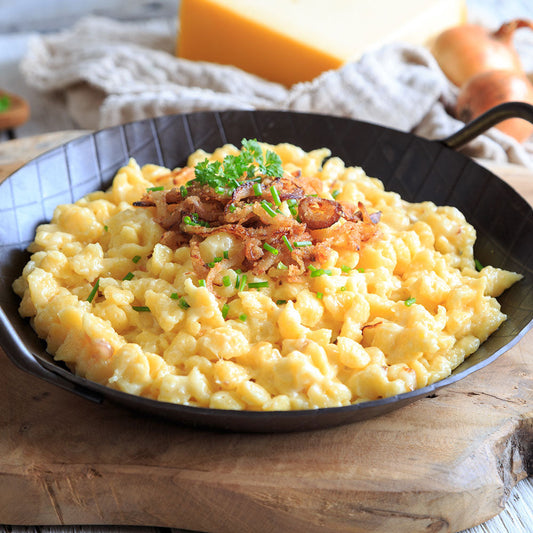 Würzige Käsespätzle