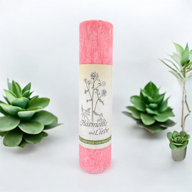 Allgäuer Heilkräuterkerze "Harmonie & Liebe" -Lebensthemen-